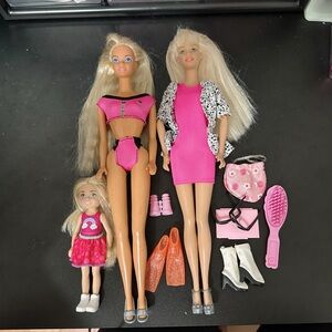 Barbie and accessories bundle